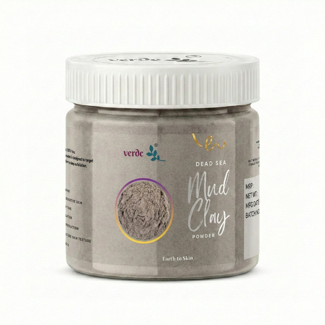 Dead Sea Mud Clay Powder | Skin Hydration & Detoxification (200 GM) verdc