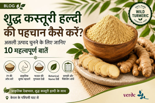शुद्ध कस्तूरी हल्दी की पहचान कैसे करें? असली उत्पाद चुनने के लिए जानिए 10 महत्वपूर्ण बातें