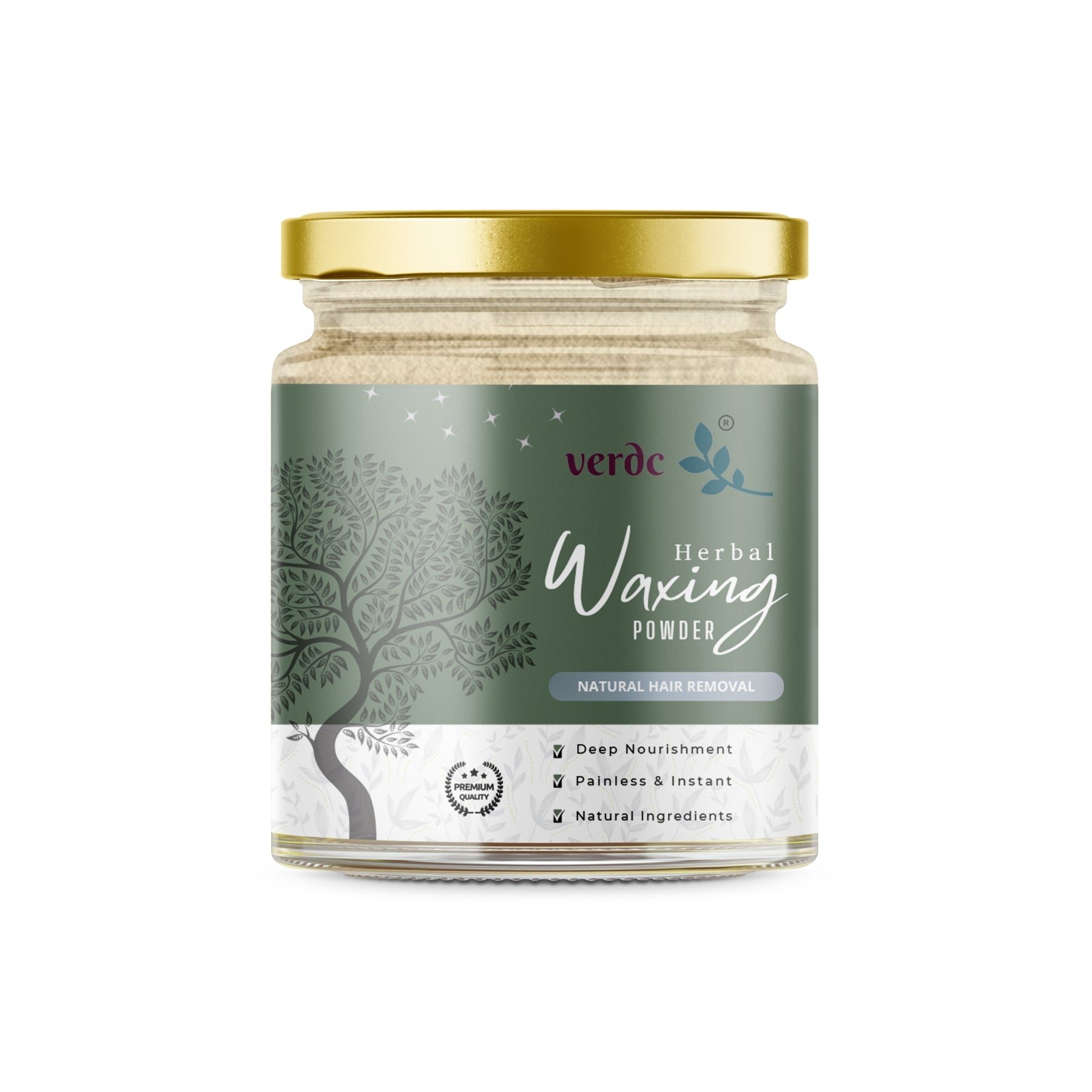 Herbal Painless & Quick Hair Removal Wax Powder For All Skin Type - No Harmful Chemicals - No Irritation, No Skin rashes-120 Gm My Store