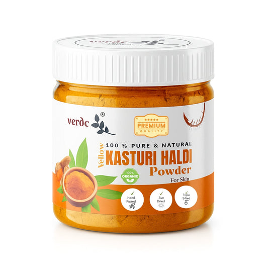 100% Pure & Natural Yellow Kasturi Haldi/Manjal Powder for Clear Skin 100 GM My Store
