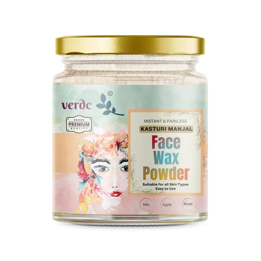 Face Waxing Powder ( Kasturi Manjal  ) - Painless Natural Face Hair Removal Waxing Powder