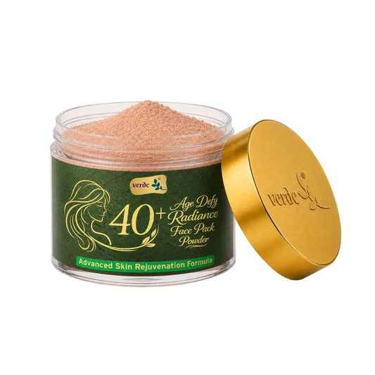 verdc 40+ Age Defy Face Pack | Natural Anti-Ageing Face Pack for Women | With Red Sandalwood, Kasturi Manjal & French Pink Clay | 100g