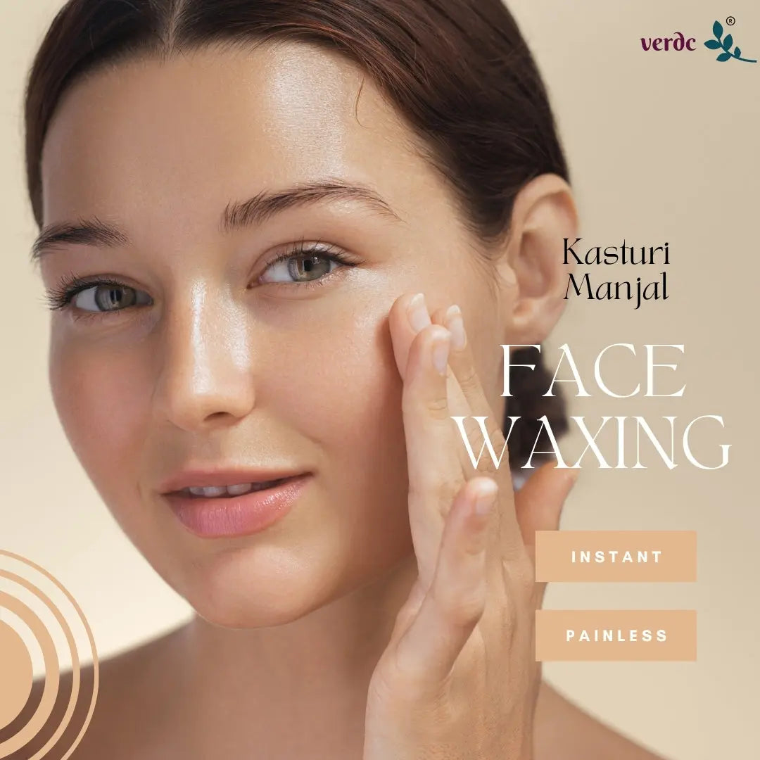 Face Waxing Powder ( Kasturi Manjal  ) - Painless Natural Face Hair Removal Waxing Powder