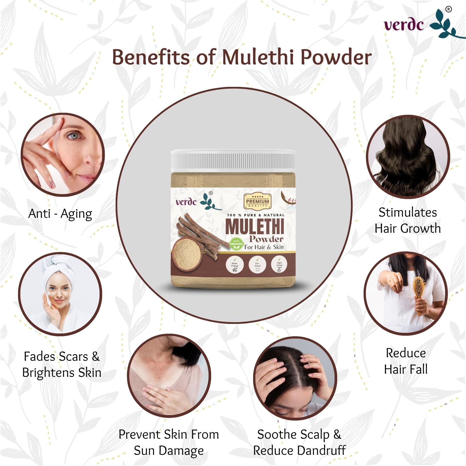 100% Pure & Natural Mulethi Powder for Face/Hair (Liquorice /Yashimadhu -100 GM) My Store