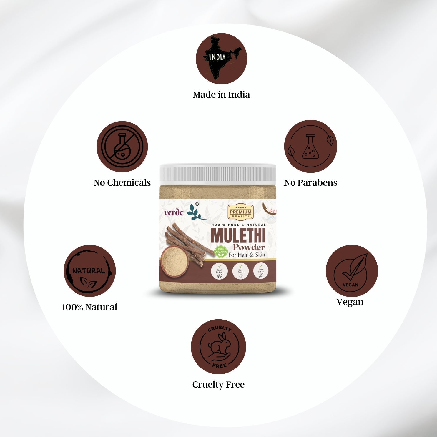100% Pure & Natural Mulethi Powder for Face/Hair (Liquorice /Yashimadhu -100 GM) My Store