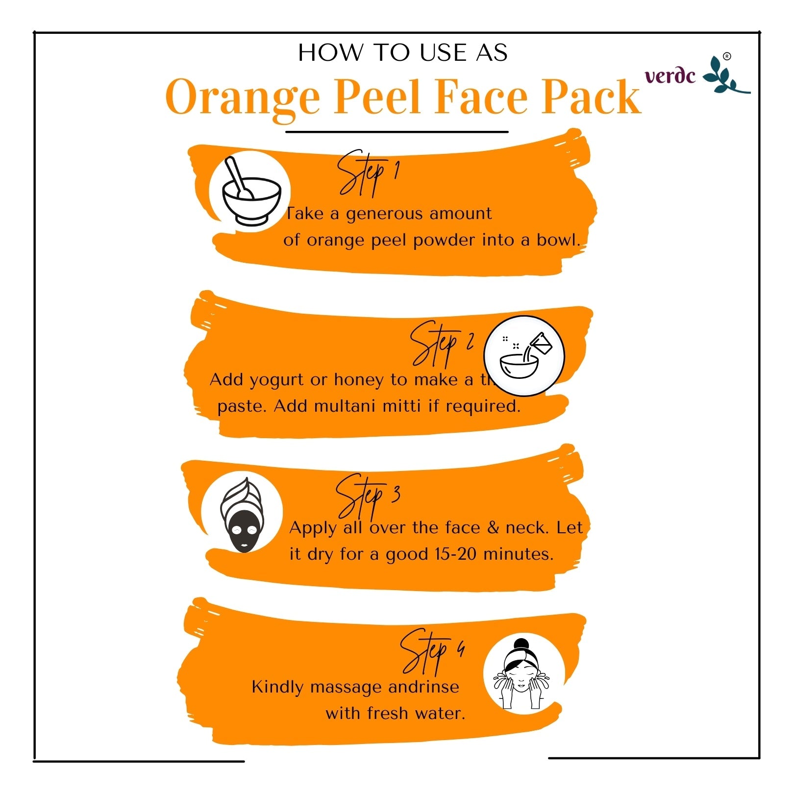 100% Pure & Natural Orange Peel Powder for Bright Skin - (100 GM) My Store