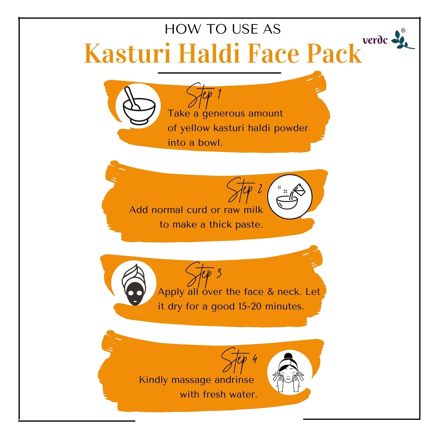 100% Pure & Natural Yellow Kasturi Haldi/Manjal Powder for Clear Skin 100 GM My Store