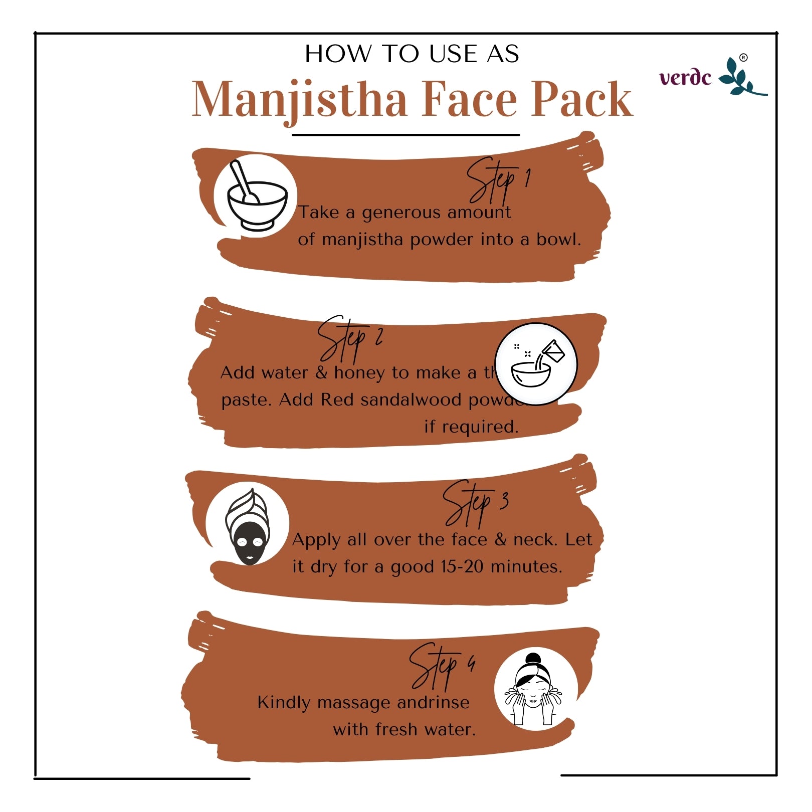 100% Pure & Natural Manjistha Powder for Face/Hair/Skin  (100 GM) My Store