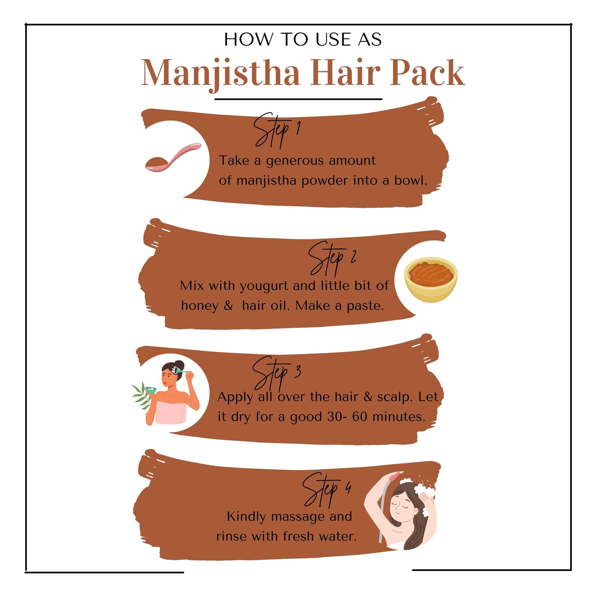 100% Pure & Natural Manjistha Powder for Face/Hair/Skin  (100 GM) My Store