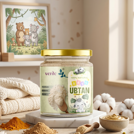 Kerala Ayur Research Centre Baby Ubtan for Kids Enriched with 100% Natural Ingredients | Bath Powder for Soft Glowing Skin & Skin Brightening