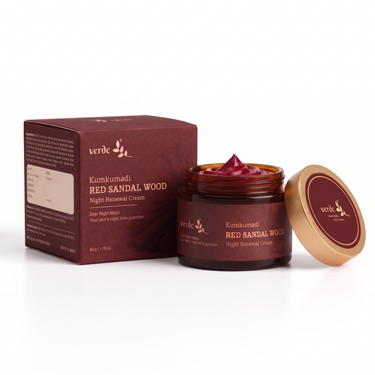 verdc Kumkumadi Red Sandalwood Night Renewal Cream