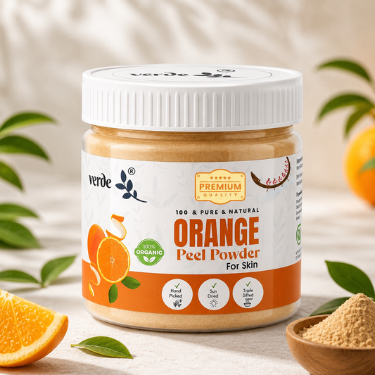 Pure & Natural Orange Peel Powder for Bright Skin