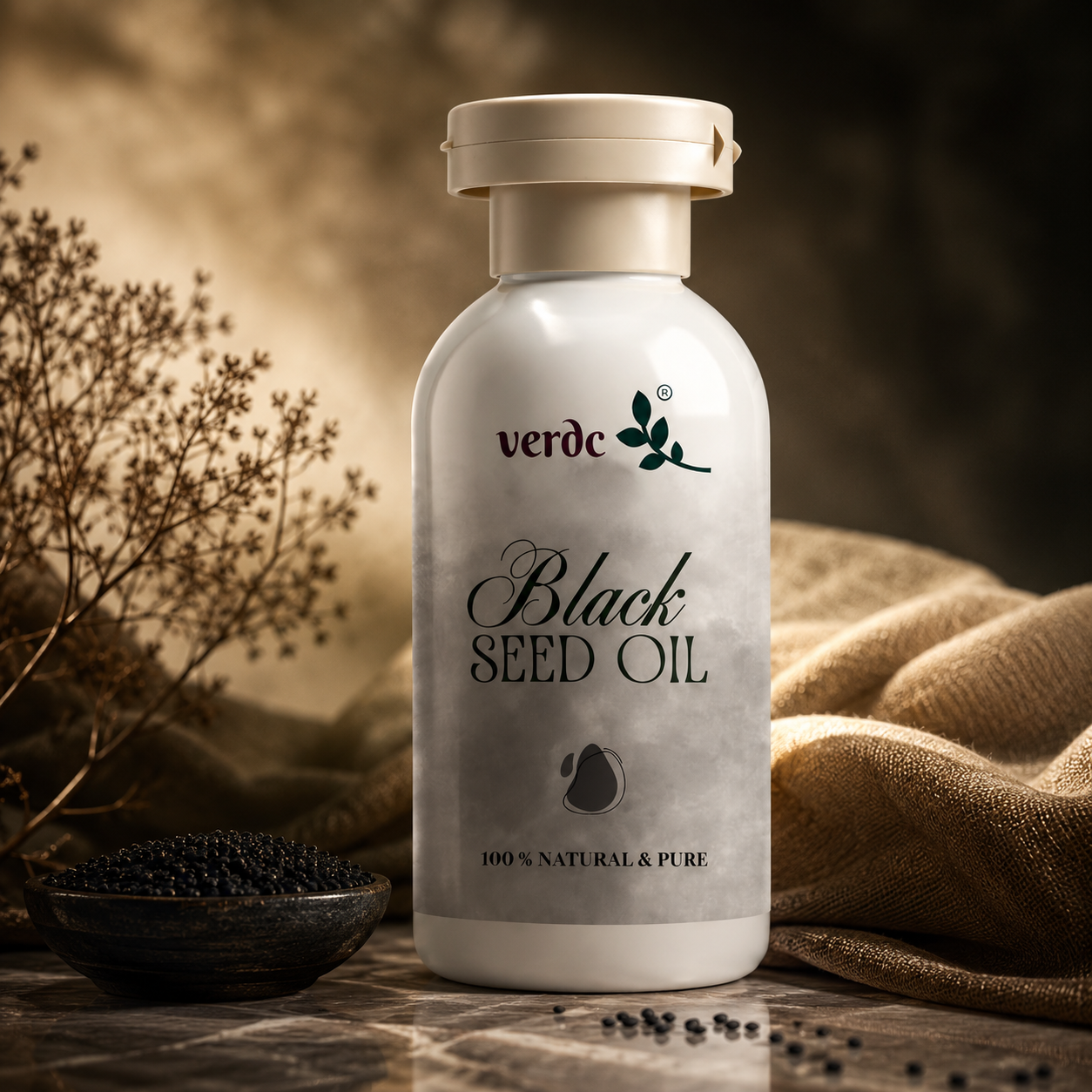 Pure & Natural Black Seed Oil | Cold Pressed Kalonji (Nigella sativa) Oil For Hair Growth