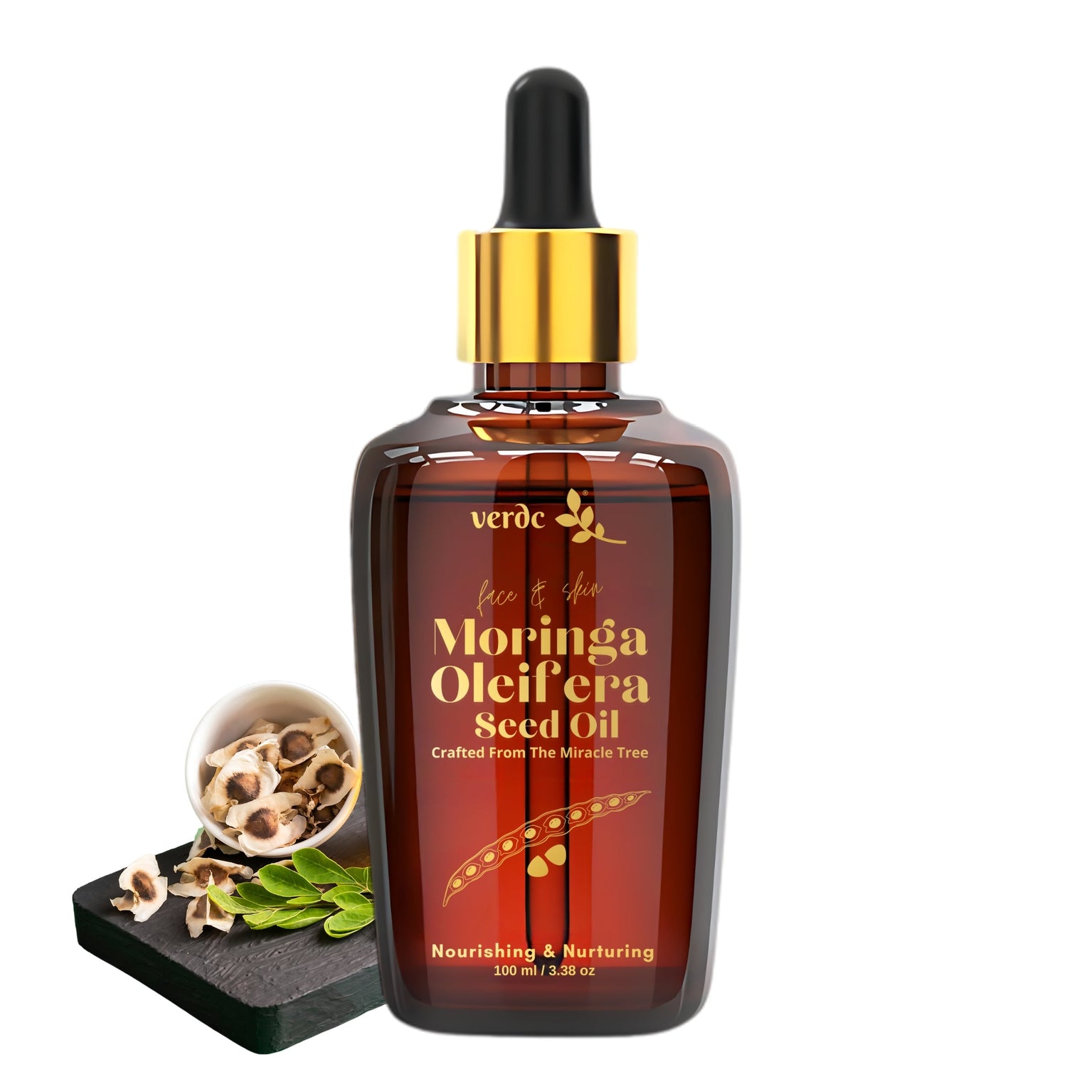 100% Pure Organic Moringa Seed Oil - Premium Moringa Oleifera Seed Oil -100 ML My Store