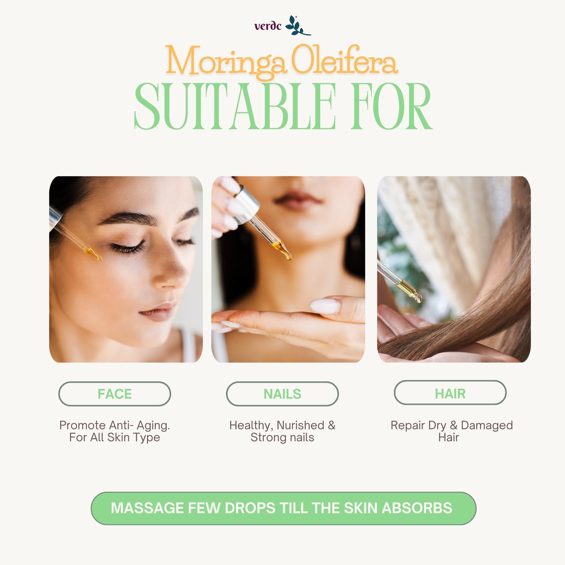 100% Pure Organic Moringa Seed Oil - Premium Moringa Oleifera Seed Oil -100 ML My Store